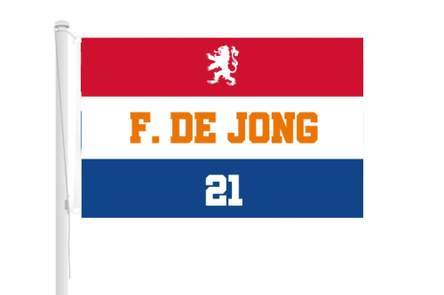 Nederland speler vlag