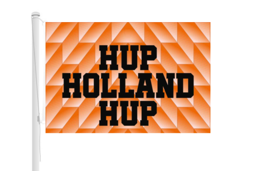 Oranje Holland Hup 1988 vlag