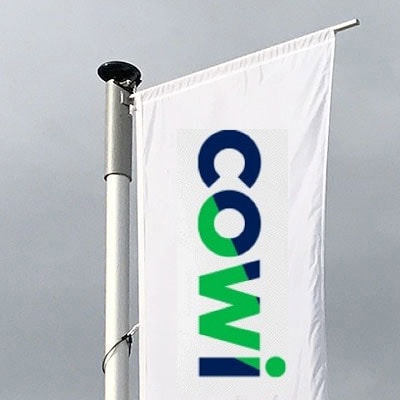 Aluminium Hijsbare Baniermast – Cowi Masten B.V